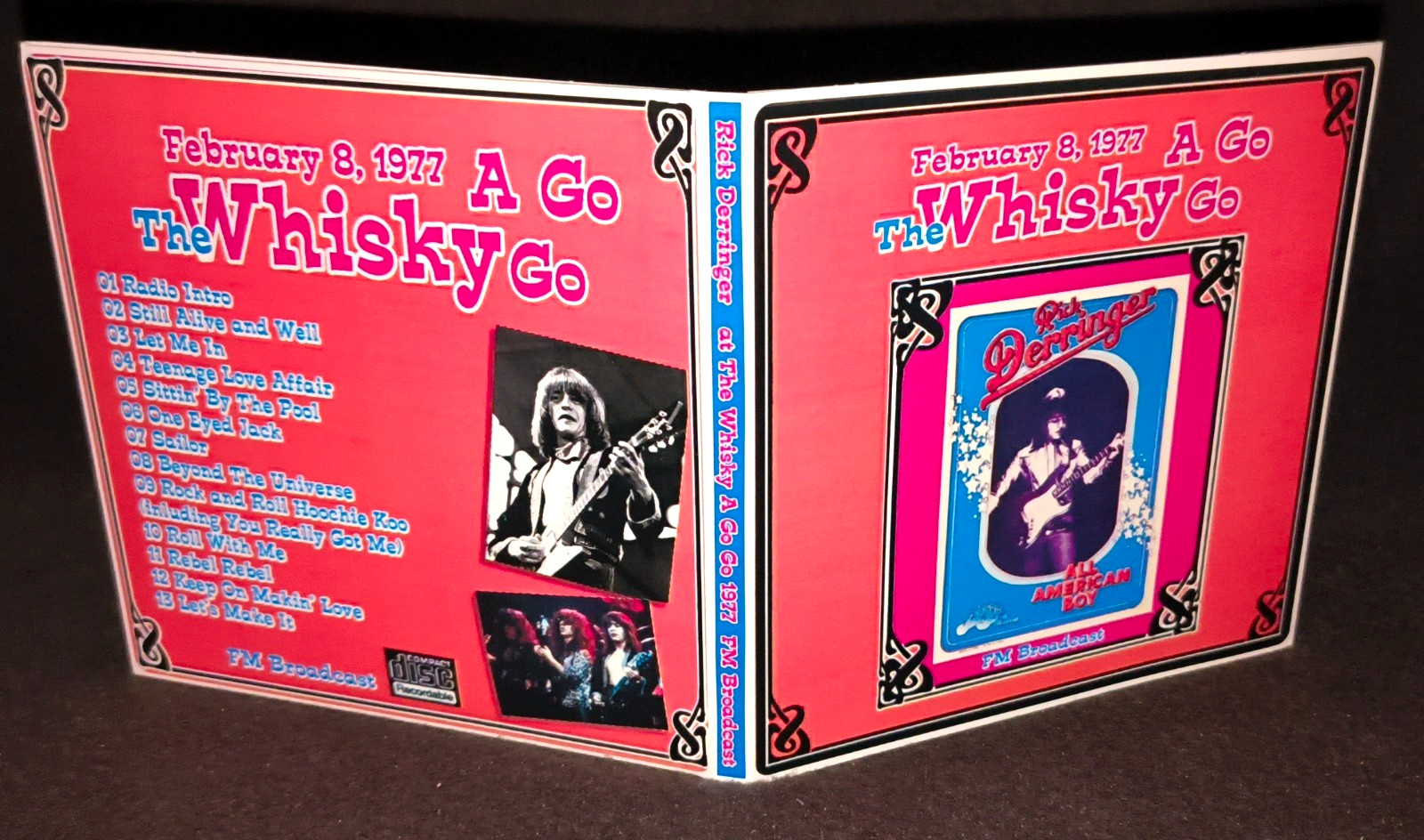 Rick Derringer Los Angeles 1977 Gate Fold CD Package NEW