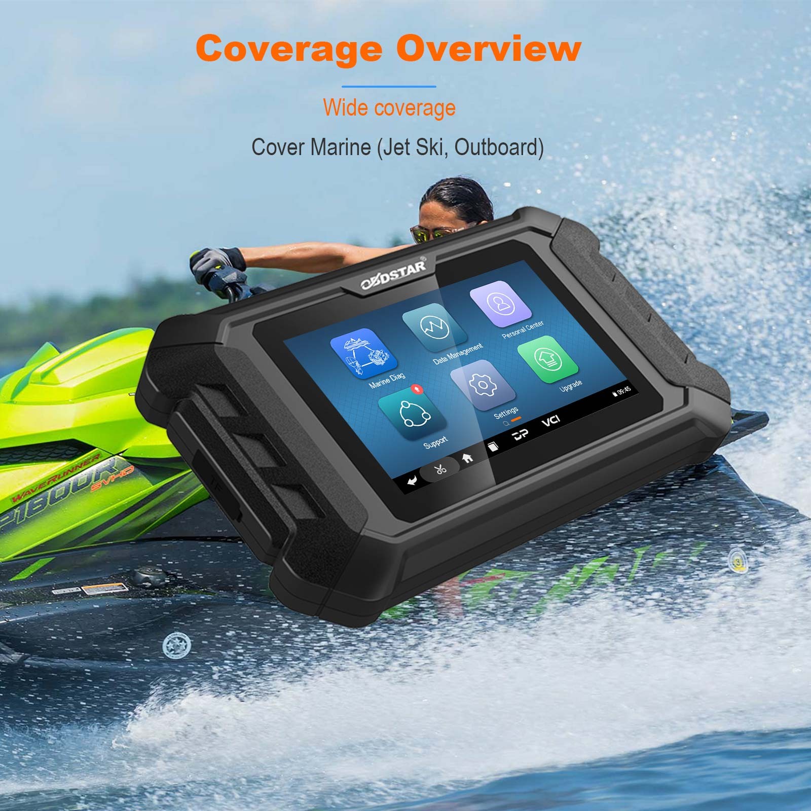 OBDSTAR iScan For YAMAHA Marine Diagnostic Tablet Code Read Data Flow ActionTest