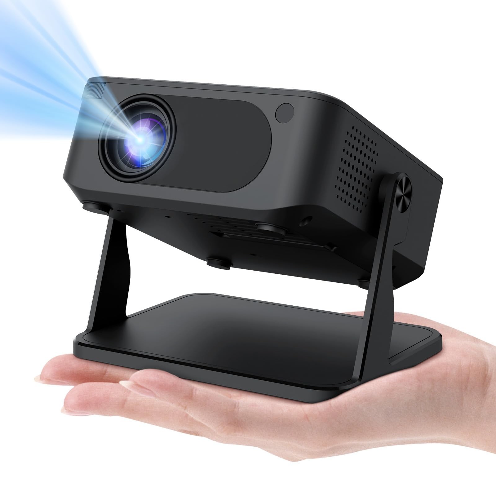 Mini Projector 4K support with WiFi 6 and Bluetooth 5.0, 4w Speaker, Auto Ver...