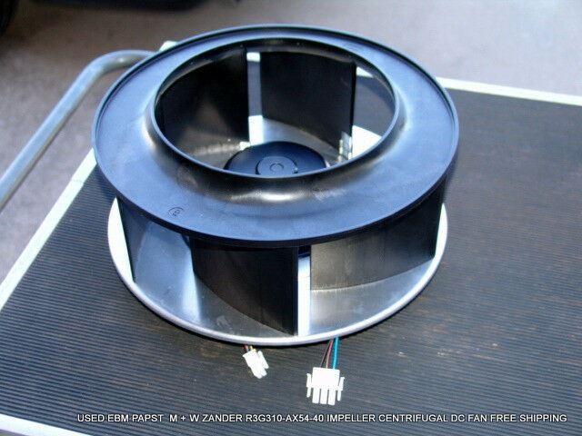 USED EBM PAPST M + W ZANDER R3G310-AX54-40 CENTRIFUGAL DC FAN FREE SHIPPING