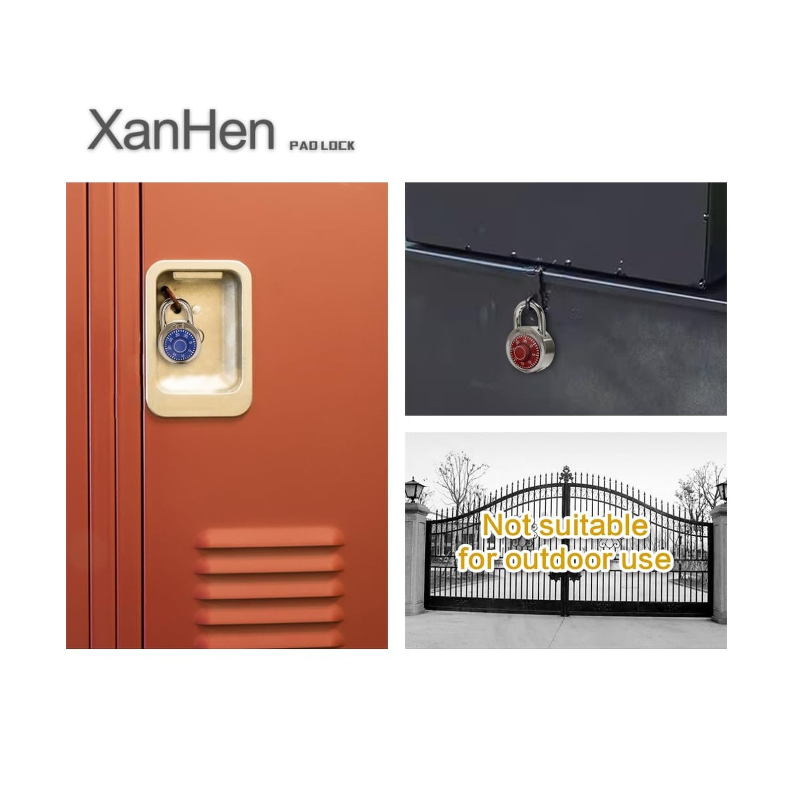 48 Pack Combination Lock Locker Lock for Gym and School Lockers Safe Combinat...