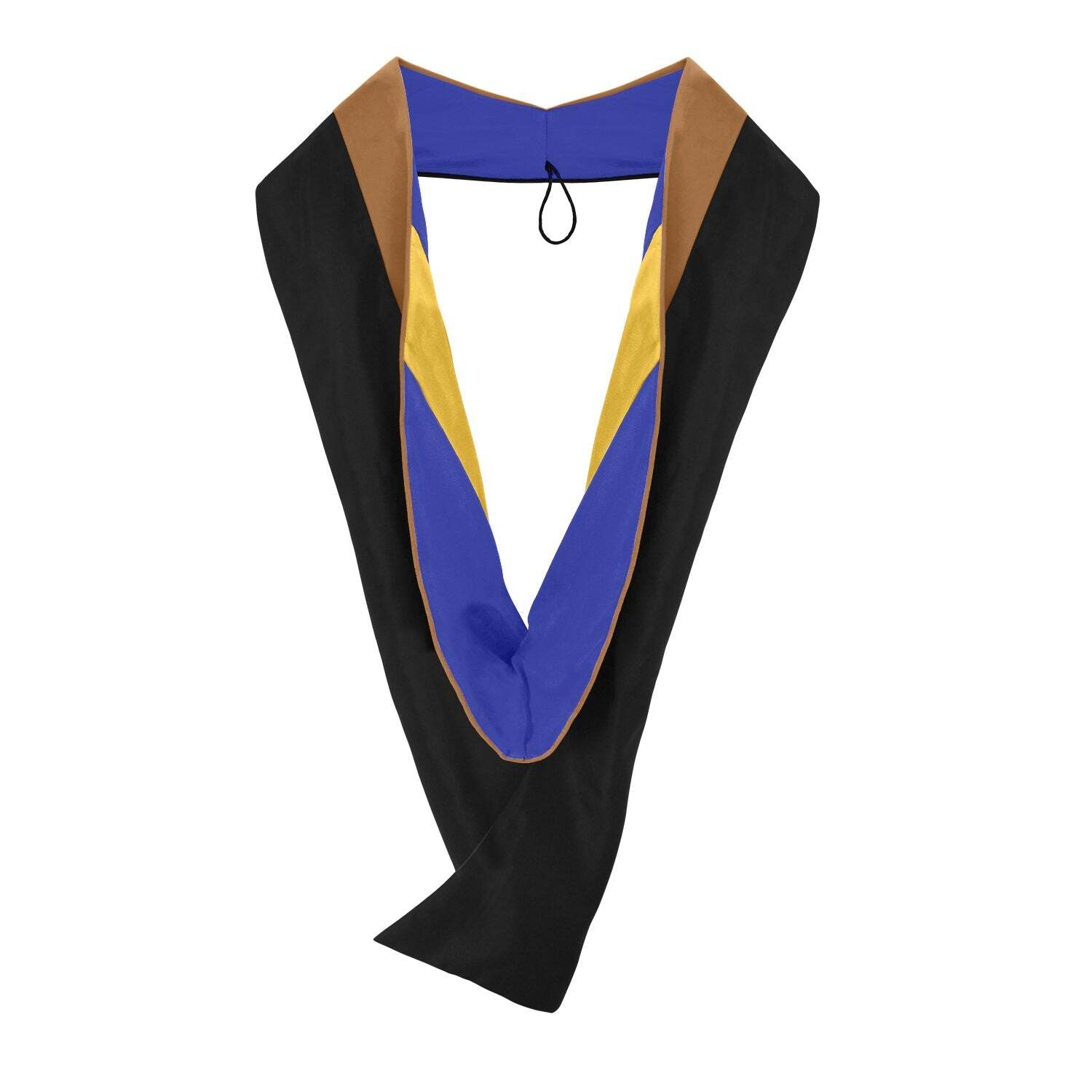 Endea Graduation Masters Hood For Business, Accounting - Drab/Royal Blue/Gold