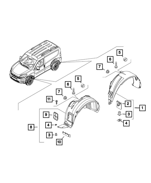 Genuine Mopar Rivet 68266824aa