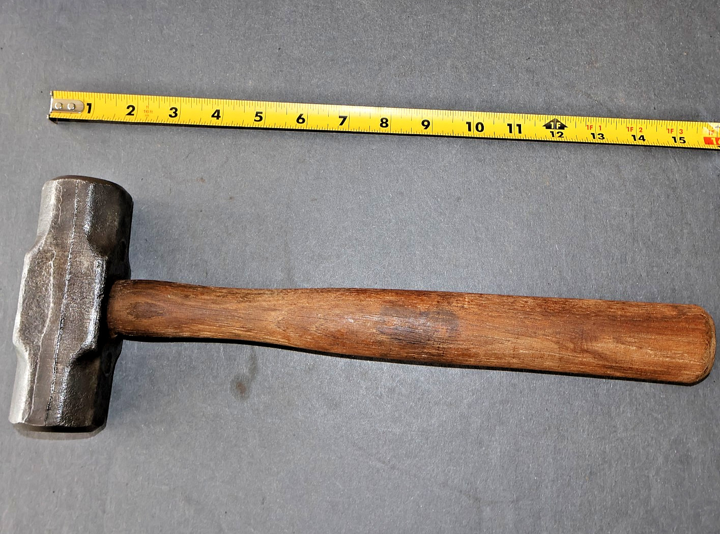Vintage USM 4 lb Sledge Hammer W/Original Handle, USM Stamp on Head
