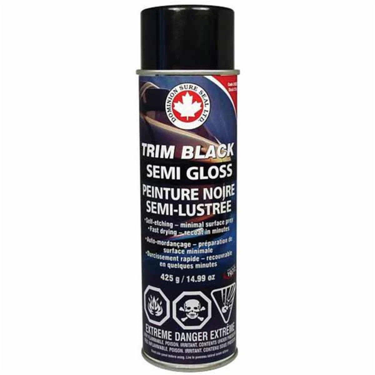 Dominion Sure Seal STW1 Trim Paint, 15 oz Aerosol Can, Aerosol, SEMI GLOSS