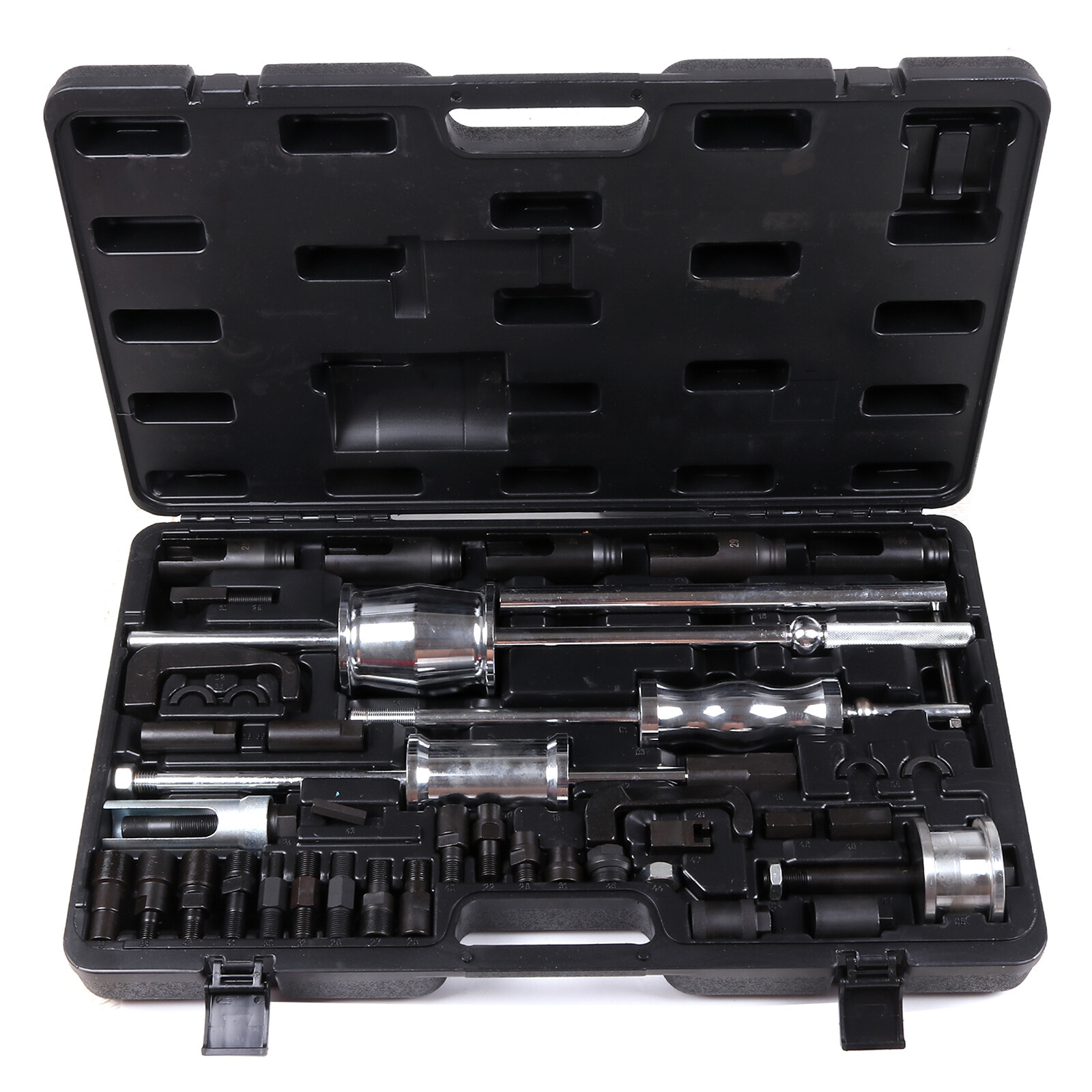 Complete Sets Auto Truck Diesel Injector Extractor Slide Hammer Puller Adaptor