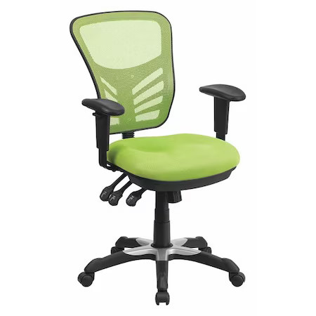 Flash Furniture Hl-0001-Gn-Gg Contemporary Office Chair, Green Seat, Black