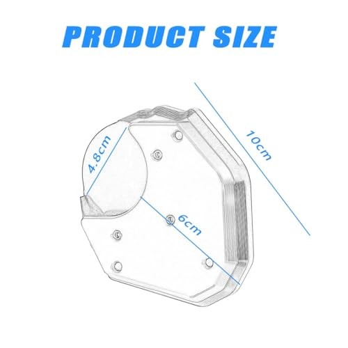 2021 KLR650 Kickstand Extension Pad Compatible with KLR650 2008-2023 236 black