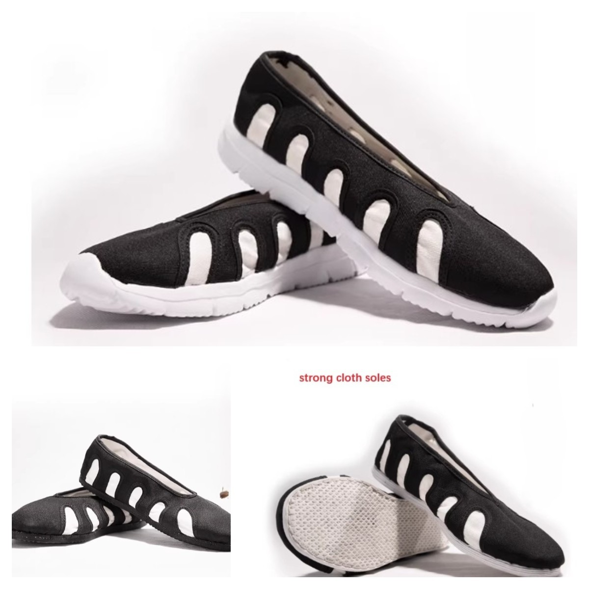 WudangShan Tai Chi Practice Taoist Shoes Traditional Handmade Cloth Shoes Spring