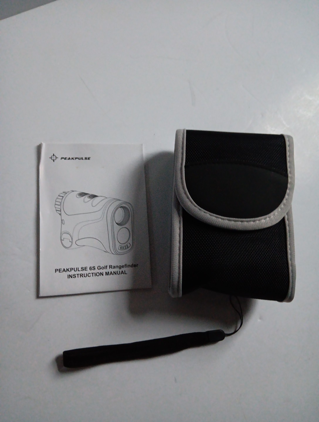 Peakpulse 6S Golf Rangefinder 6x22 LE-600G White W/Box, Case & Manual TESTED