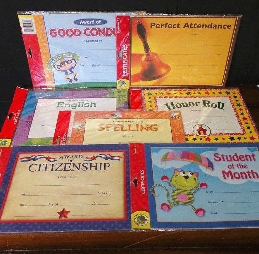 Teaching Tree Student Certificates Teaching Supplies-You Pick!