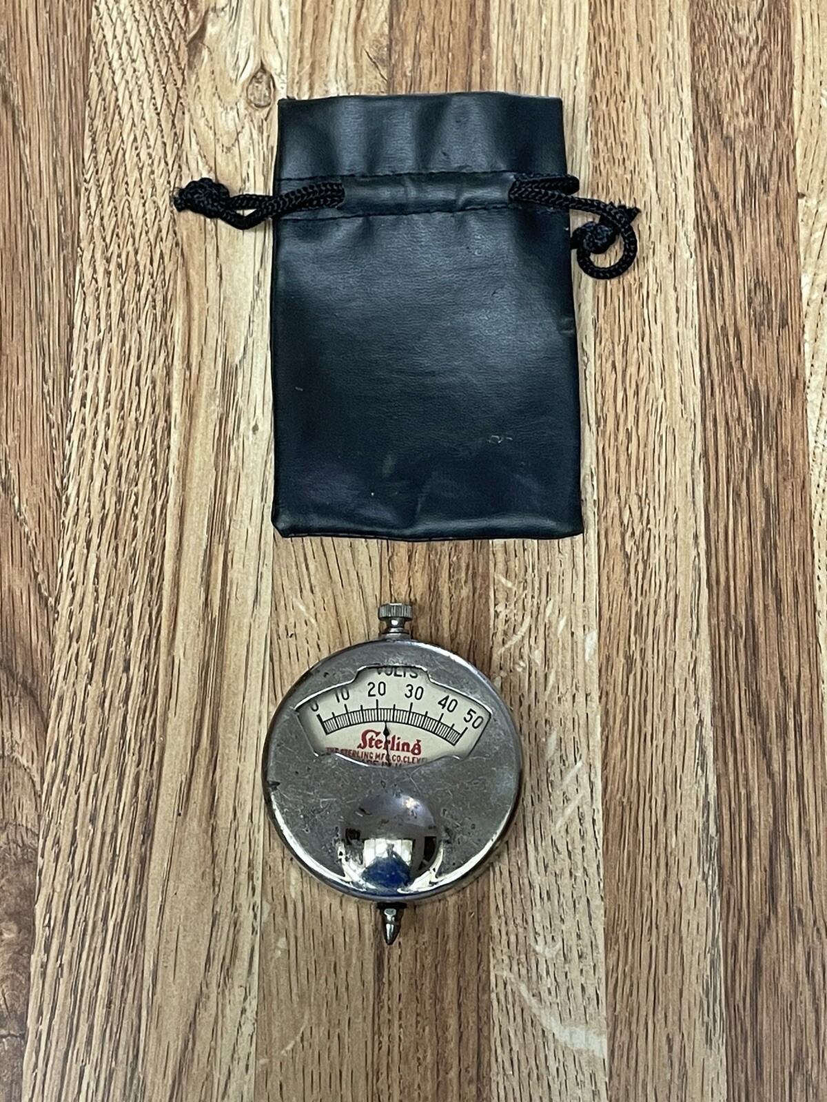 Vintage Sterling MFG. Co Volt Meter - Cleveland Ohio - Not Tested