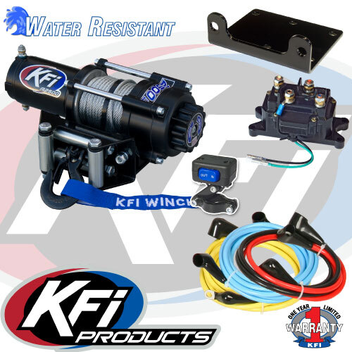 KFI Winch Kit 2500 lb For Polaris Sportsman ETX 2015-2016 (Steel Cable)