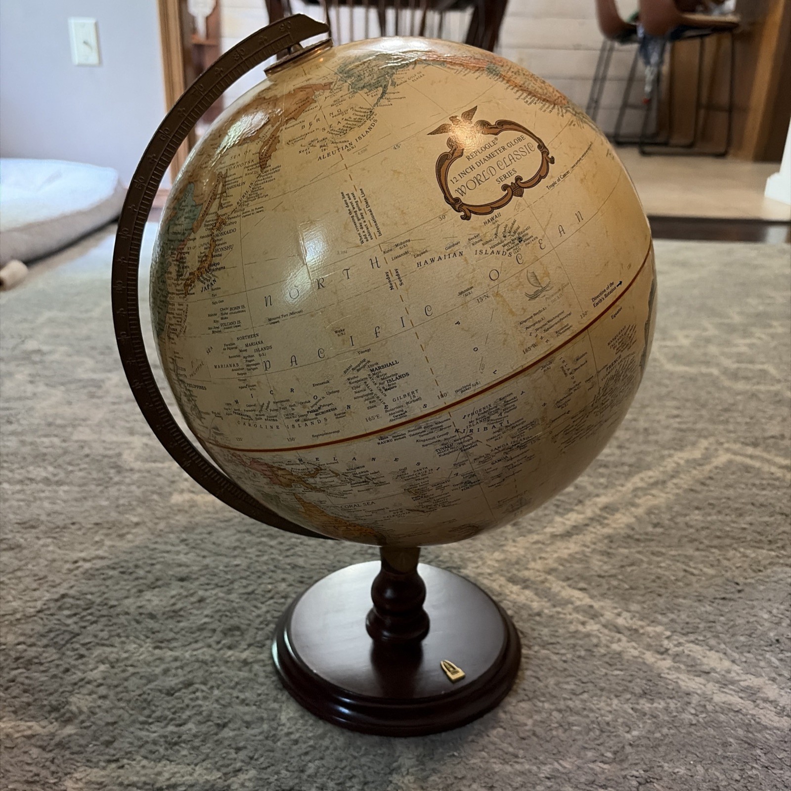 Replogle 12” Diameter Globe World Classic Series Coca-Cola Advertising Coke Wood