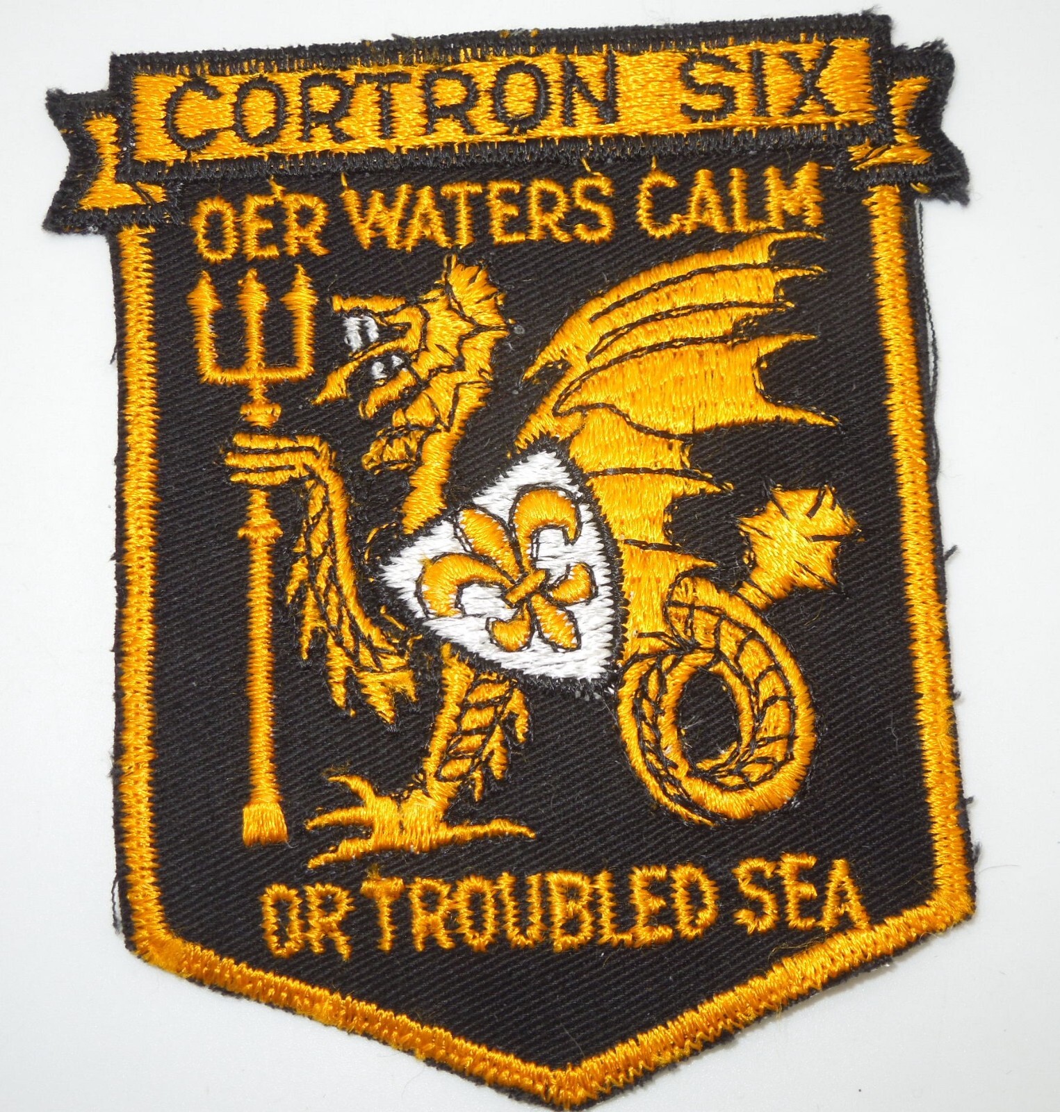 Original Vietnam War US Navy CORTRON 6 OER Waters Calm Patch O55