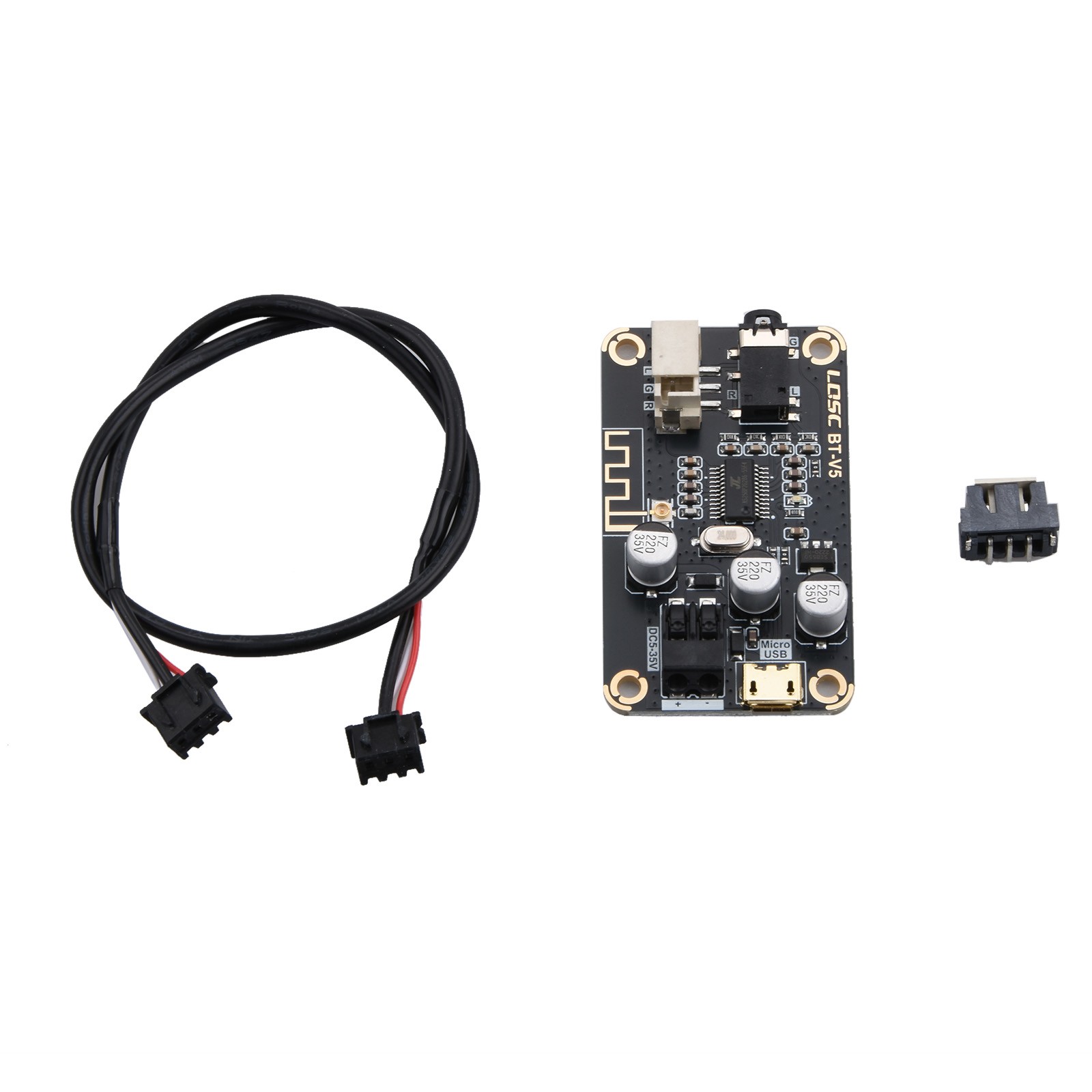 New Black Wireless MP3 Bluetooth4.2 Decoder Board Stereo Audio Receiver Module