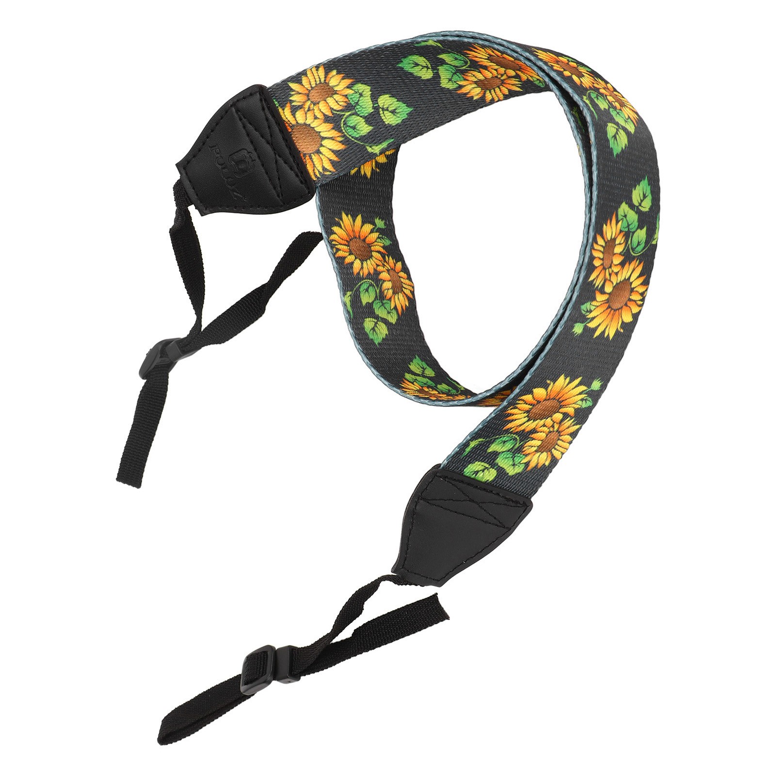｀Camera Shoulder Neck Strap Vintage Ethnic Style Sunflower Camera Strap BL
