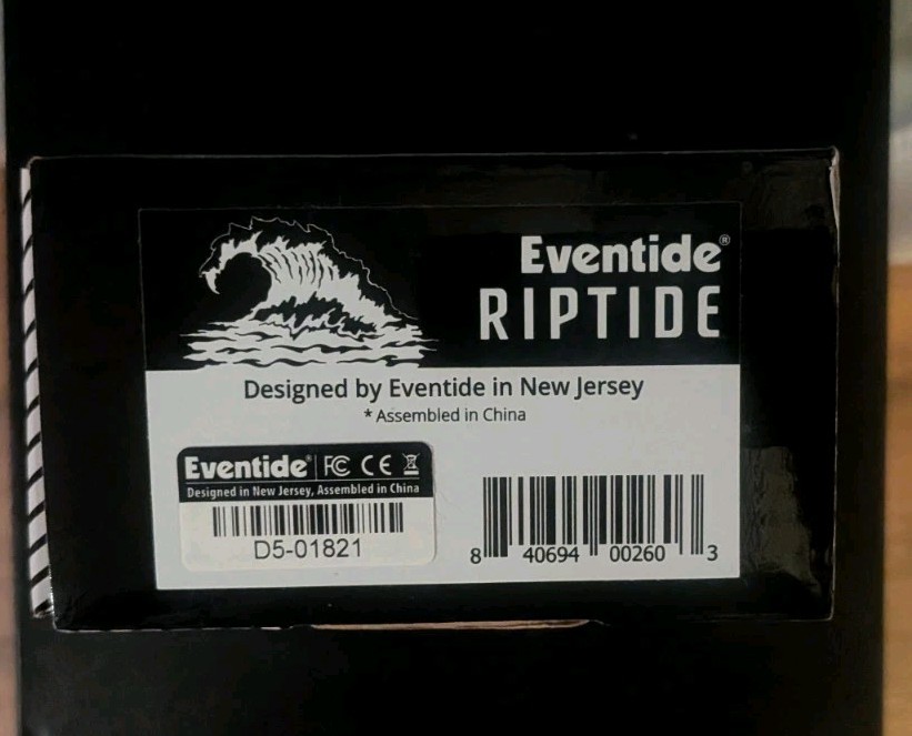 Eventide Riptide Stereo Overdrive and Vibrato Uni-Vibe Effects Pedal