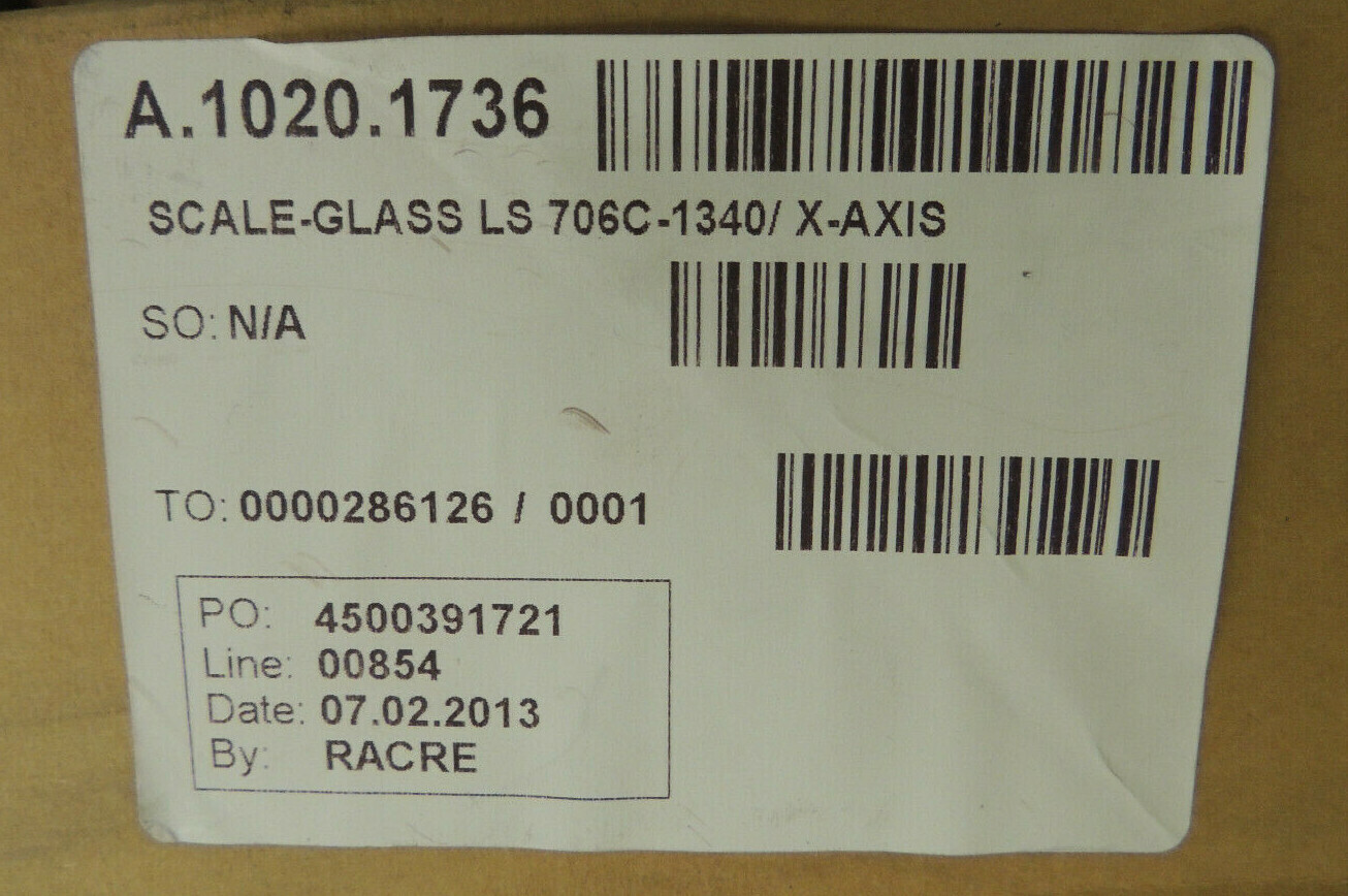 New Heidenhain LS706C 1340mm
