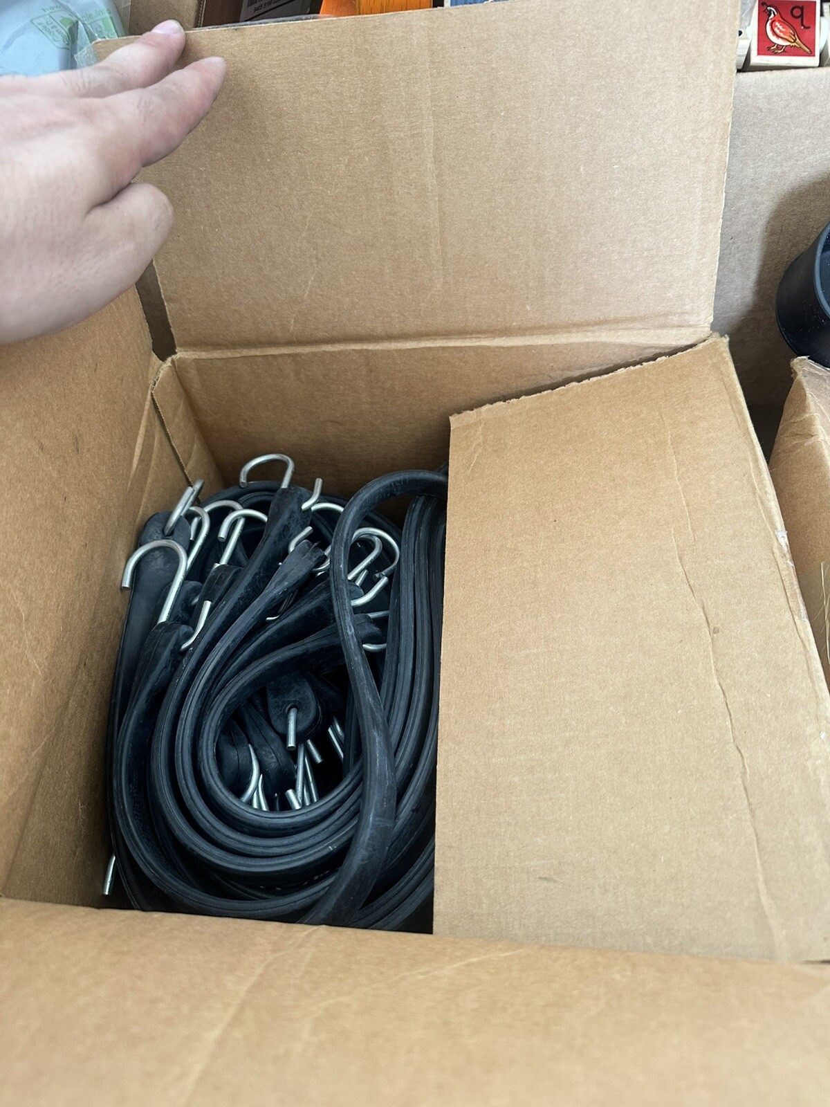 50 Mix Heavy Duty Rubber Bungee Straps JB Tarp Tie Down Flatbed Truck Trailer