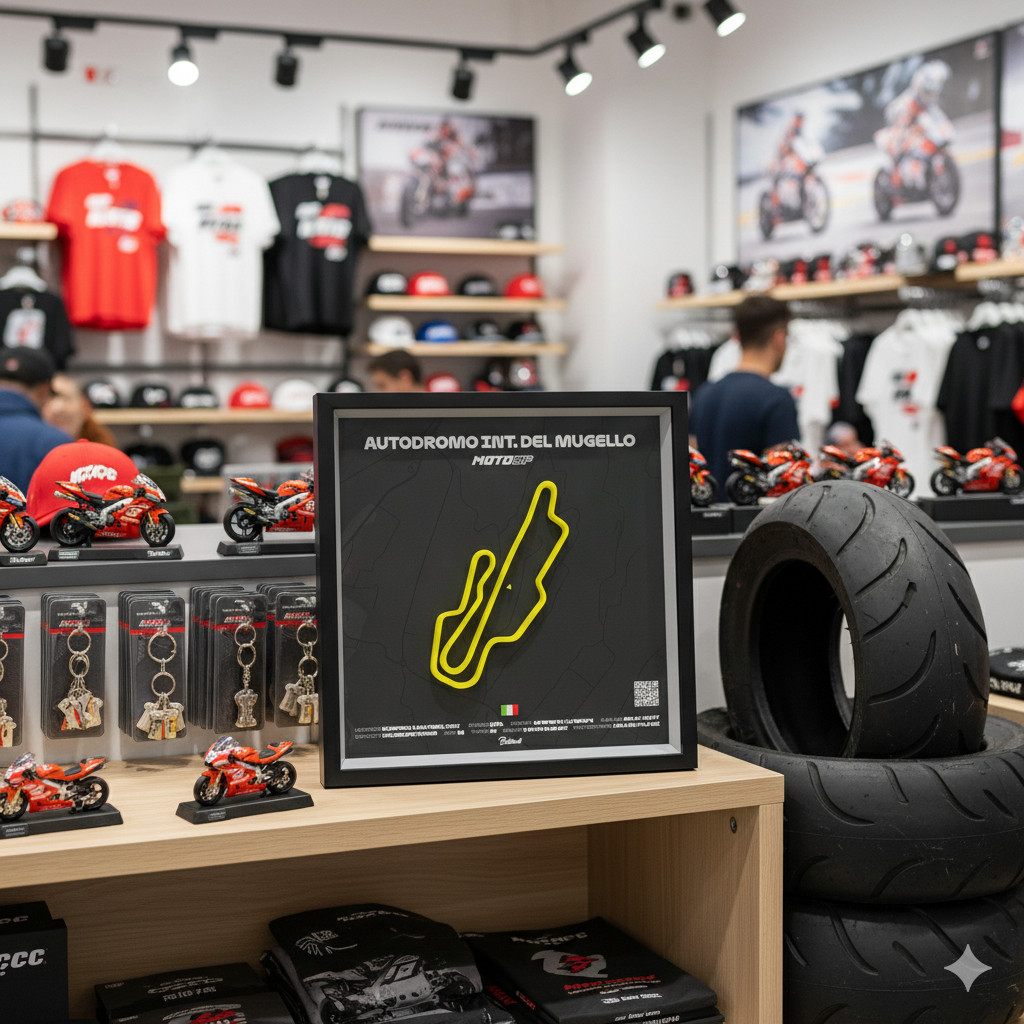 Mugello Circuit MotoGP Shadow Box