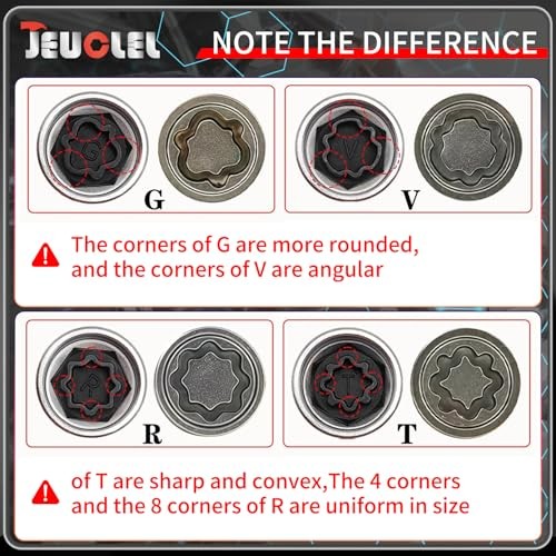 H Wheel Locking Nut Key for Audi, Socket OD 27mm - ID 25mm | Wheel Socket H