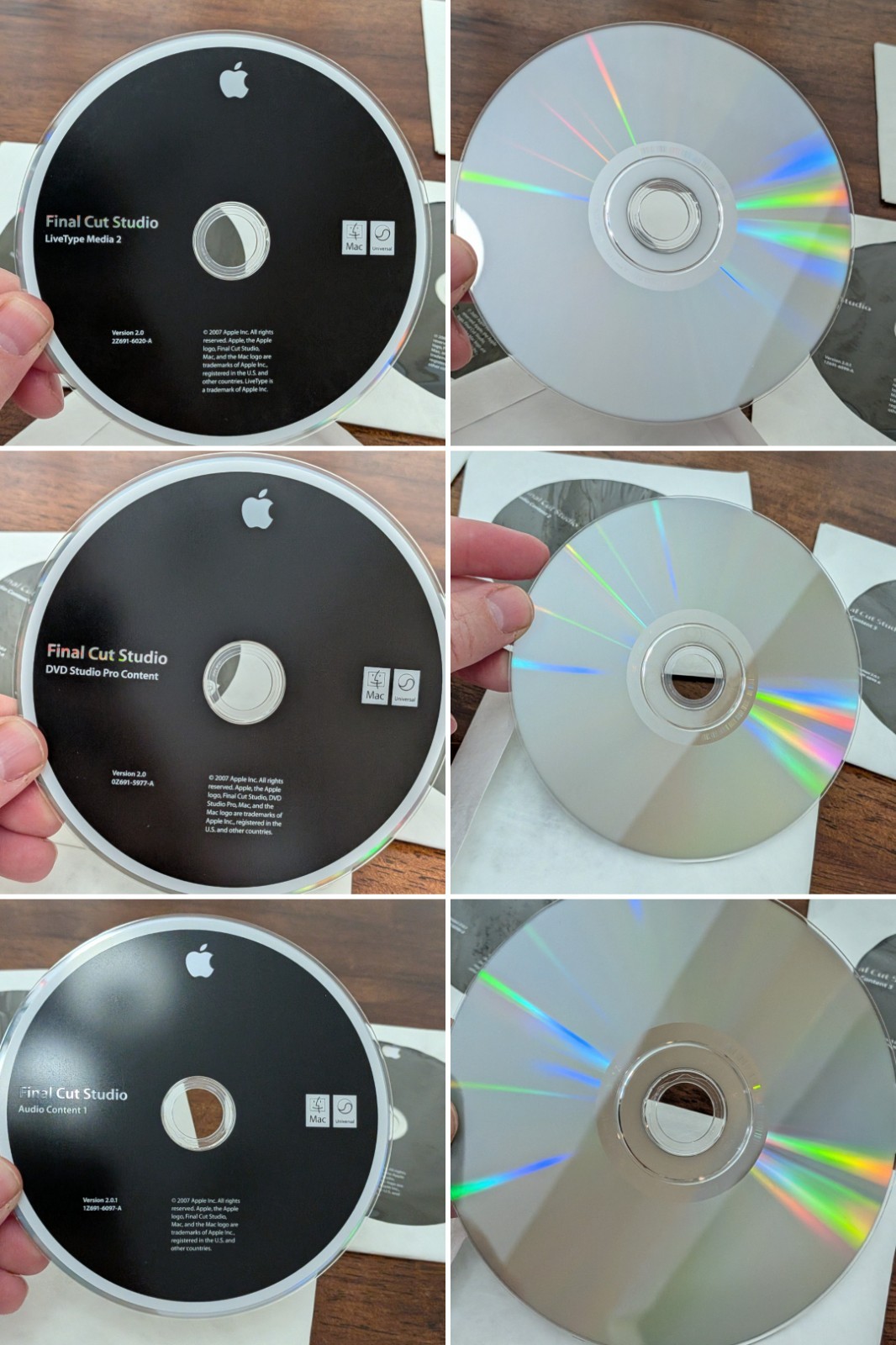 Apple FINAL CUT STUDIO 2 Complete! Video Audio Production Software Manuals EUC