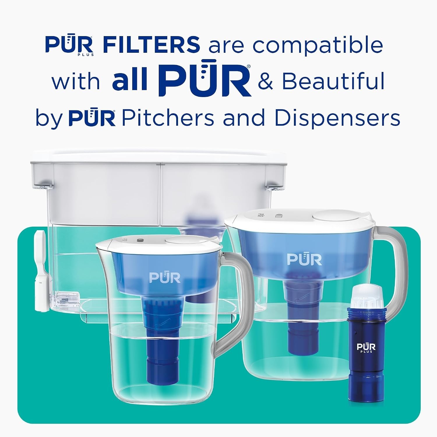 **NEW - PUR PLUS Water Replacement Filter For Pitcher - 3 Pack PPF951K