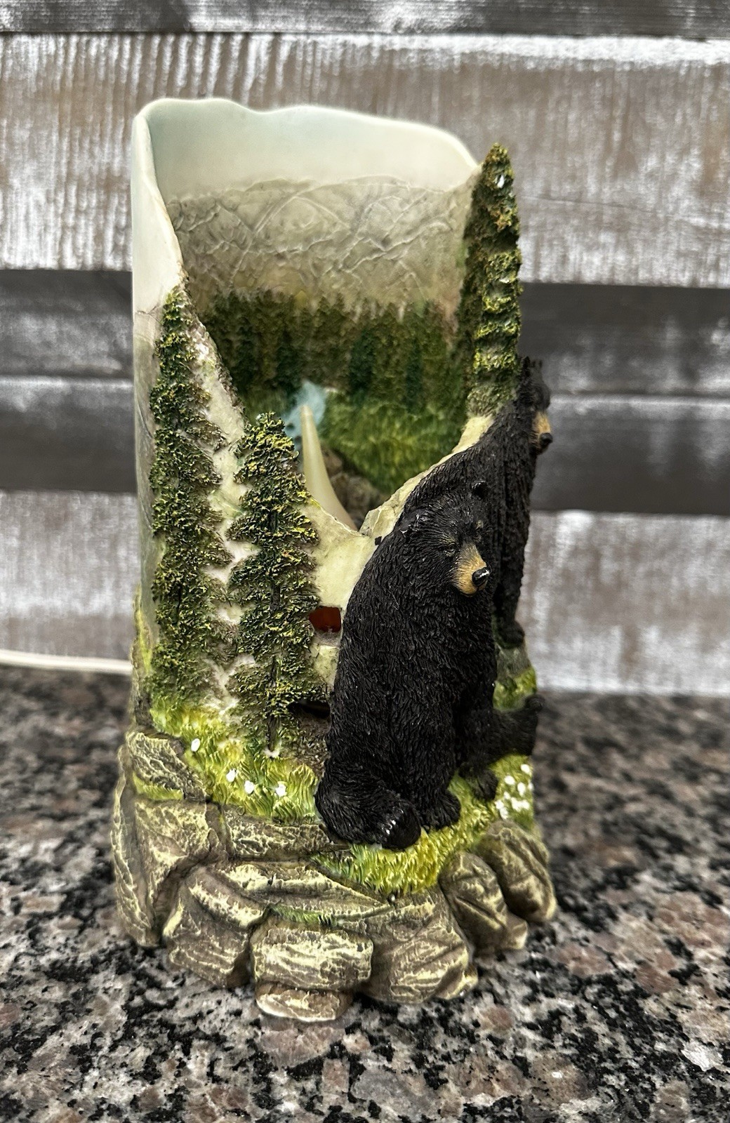 Woodland Things Bear Night Light 9” Tall
