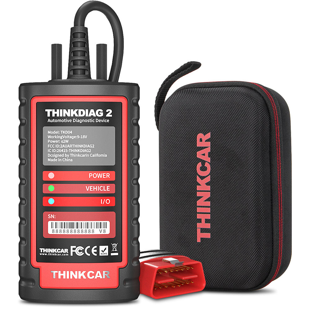 THINKDIAG 2 Bidirectional Car OBD2 Scanner Diagnostic Tool Code Reader All Free
