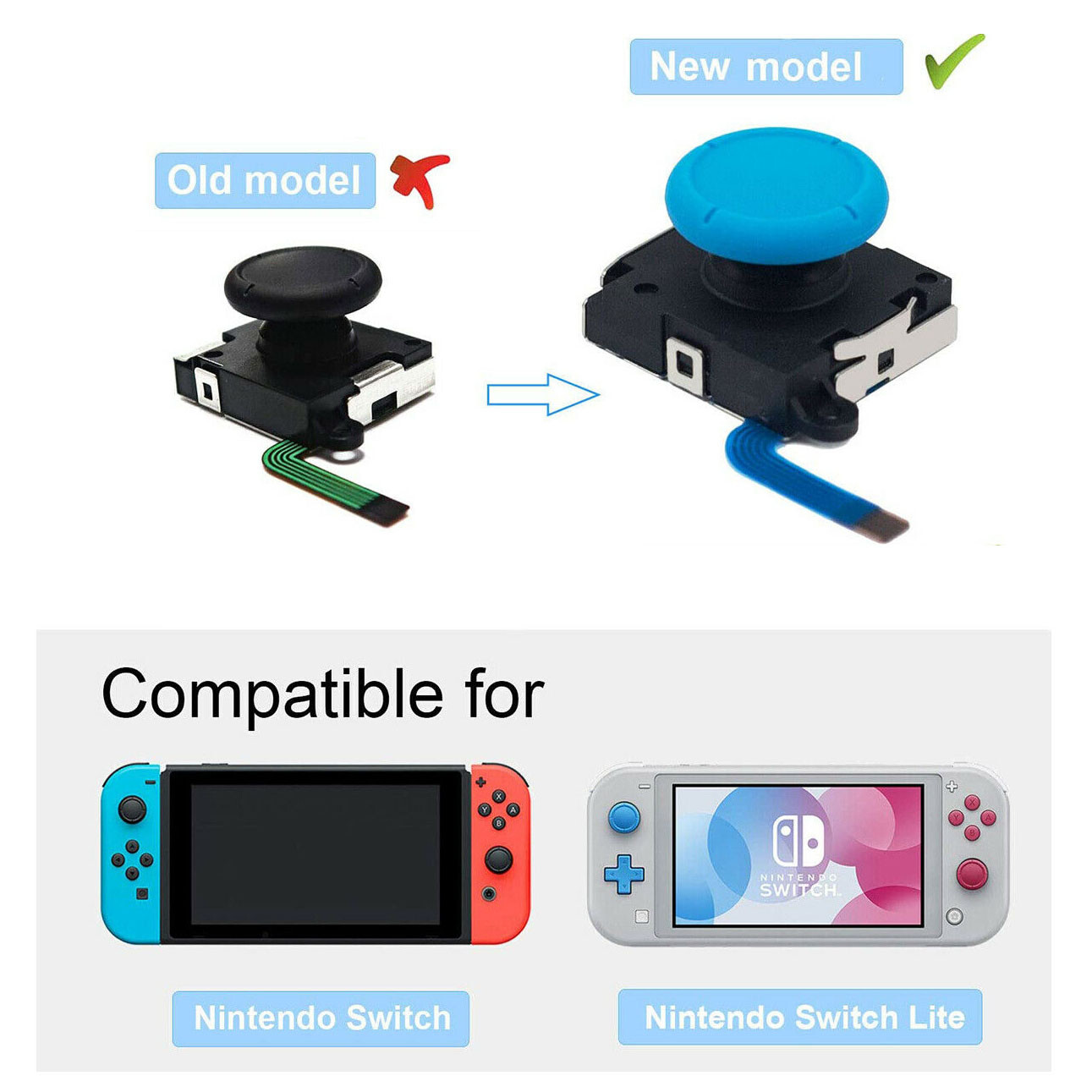 OEM Joy-Con Analog Joystick Stick Rocker Replacement For Nintendo Switch / Lite