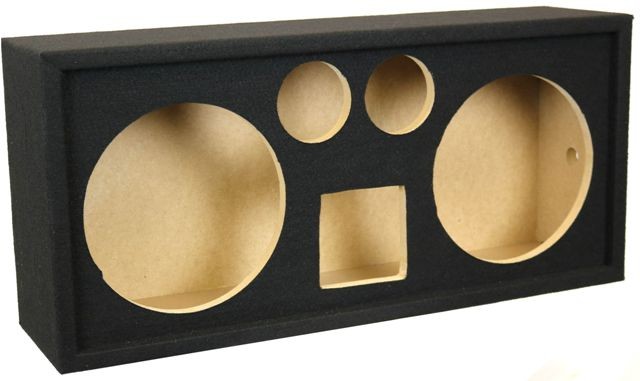 Deejay LED 2X10HORN2TW 2x10-in Horn Speaker Box Black