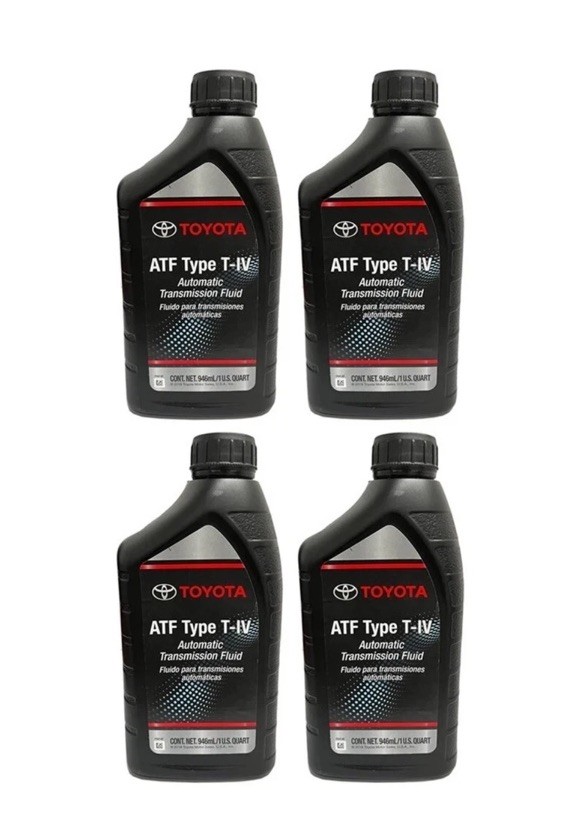 GENUINE TOYOTA ATF TYPE T-IV Transmission FLUID 00279-000T4-01 (4 QUARTS)