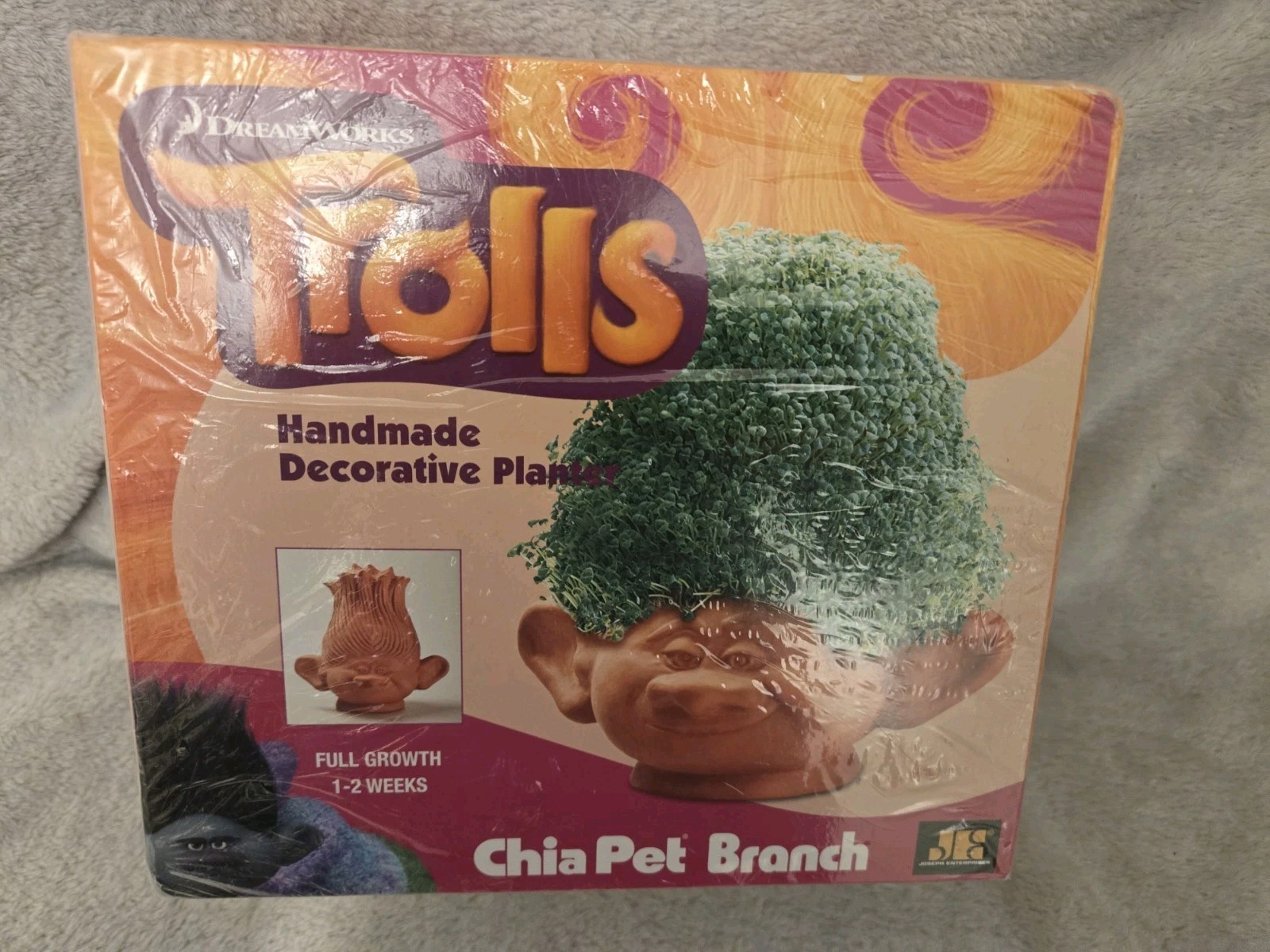 Trolls Dreamworks Chia Pet Decorative Planter NEW