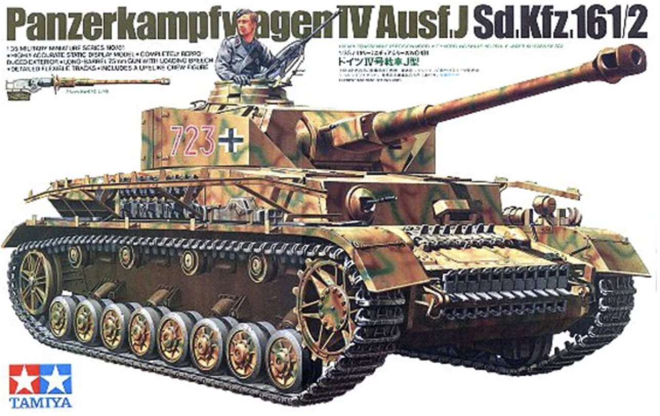 Tamiya 35181 WWII German Panzer IV Ausf.J 1/35 Scale Plastic Model Kit