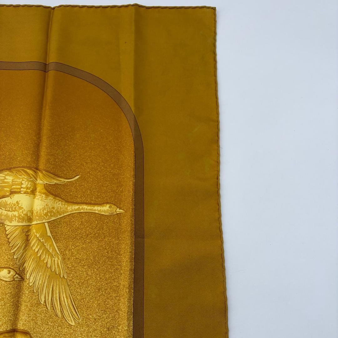 16763 Hermes Kare90 Scarf Silk 100 Bird Oiseaux