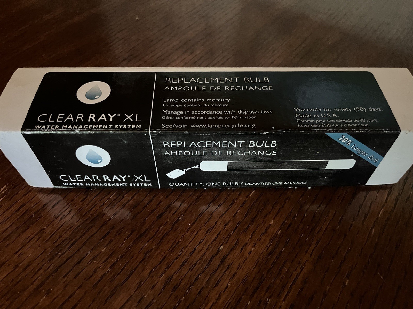 Clear Ray XL Water Management System Replacement Bulb