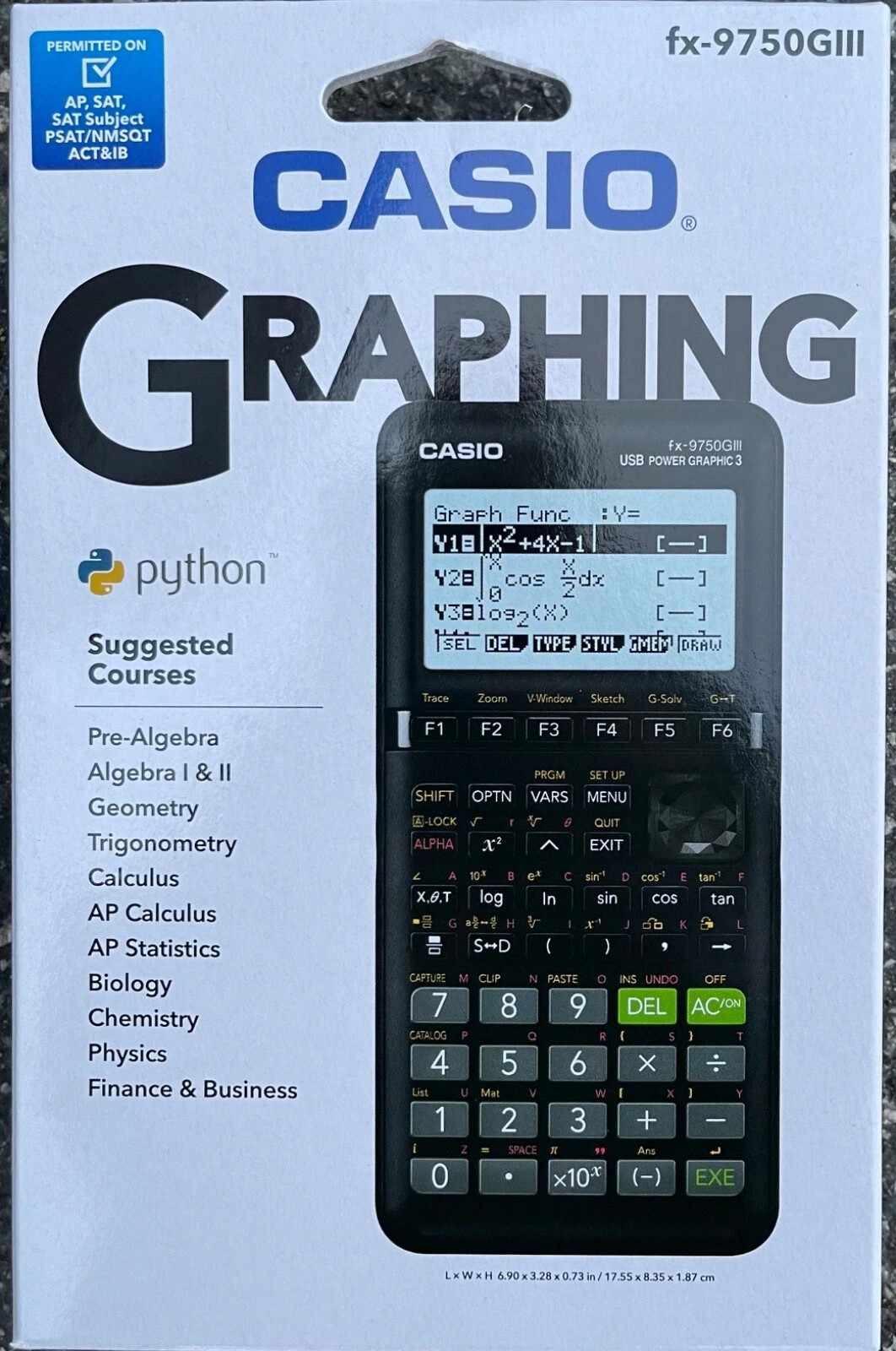 Casio Graphing Calculator FX-9750G111 - Black - Brand New, Sealed!