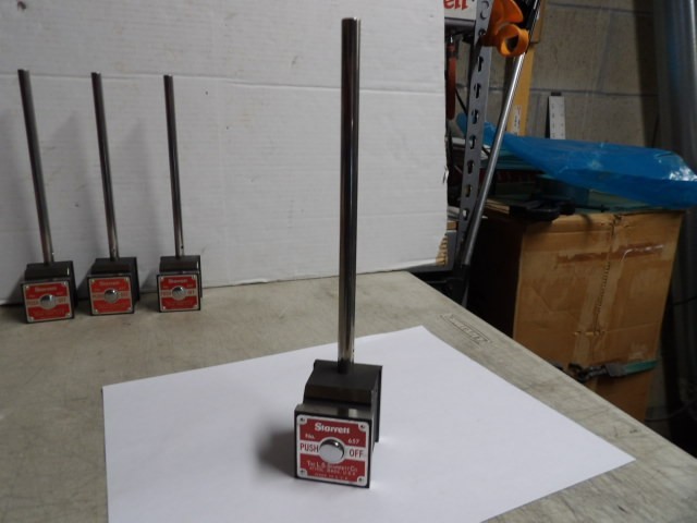 STARRETT  #657 Magnetic Base Indicator Holder W/Post  Slightly Used