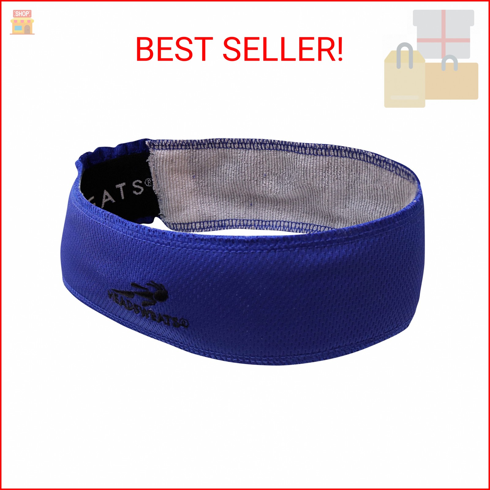 Headsweats Topless Headband, Royal Blue, One Size