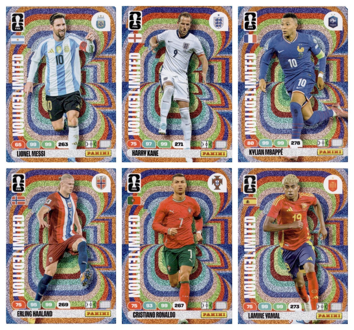 PANINI ADRENALYN XL FIFA WORLD CUP 2026 LIMITED EDITION CARDS OF YOUR CHOICE