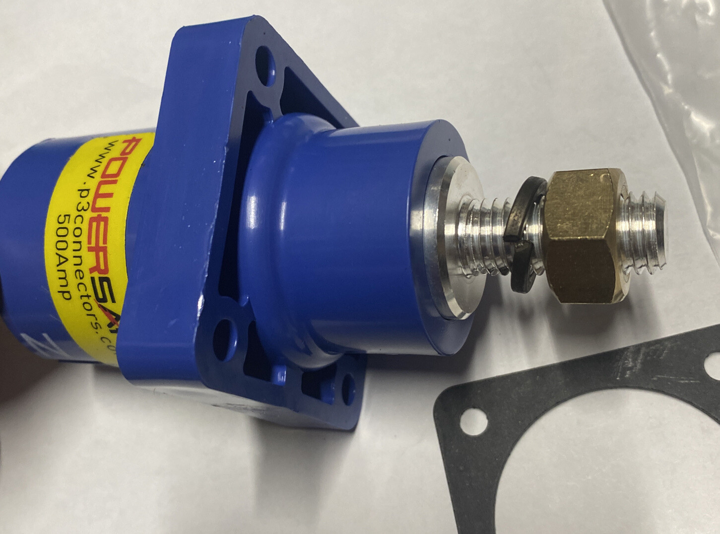 Powersafe Neutral Panel Mount 500A - Source Socket Phase 3 SPS-N-BL-T5