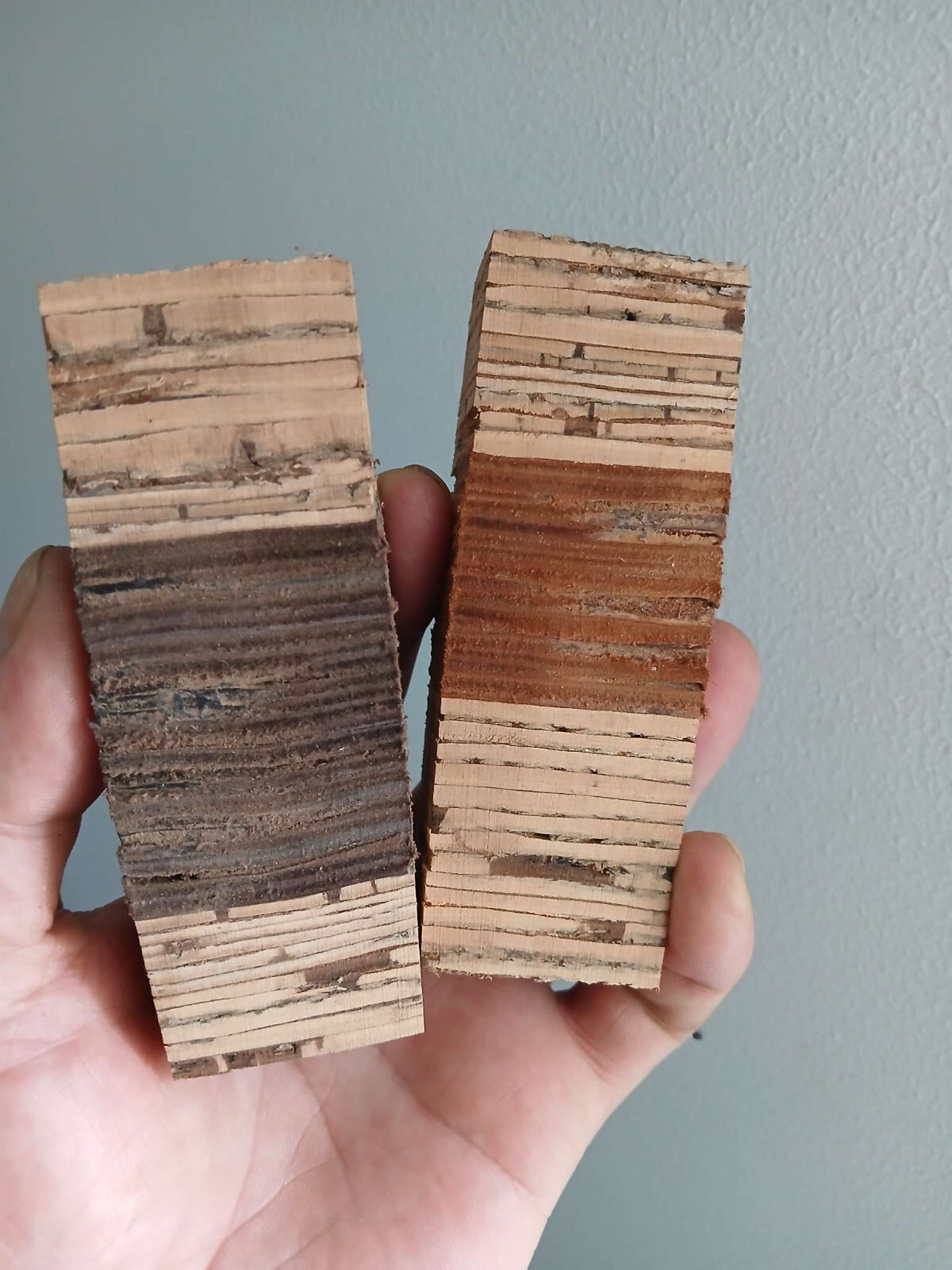 178.KNIFE HANDLE MATERIAL.Birch Bark and Leather Blanks For  Handle.(NATURAL).