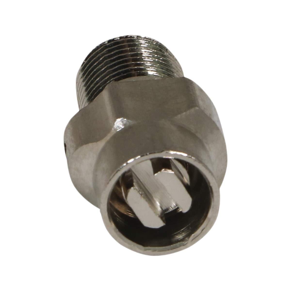 6I622 Radiator Steam Coin Key Air Valve, 1/8 in MIP, Heat Regulator, Chrome