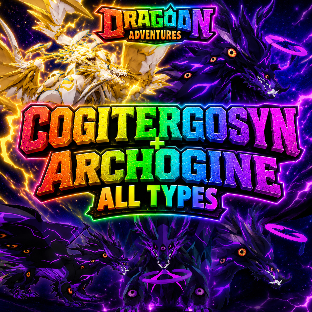 Cogitergosyn + Archogine | ALL TYPES | Dragon Adventures | DA | CHEAP | LIMITED