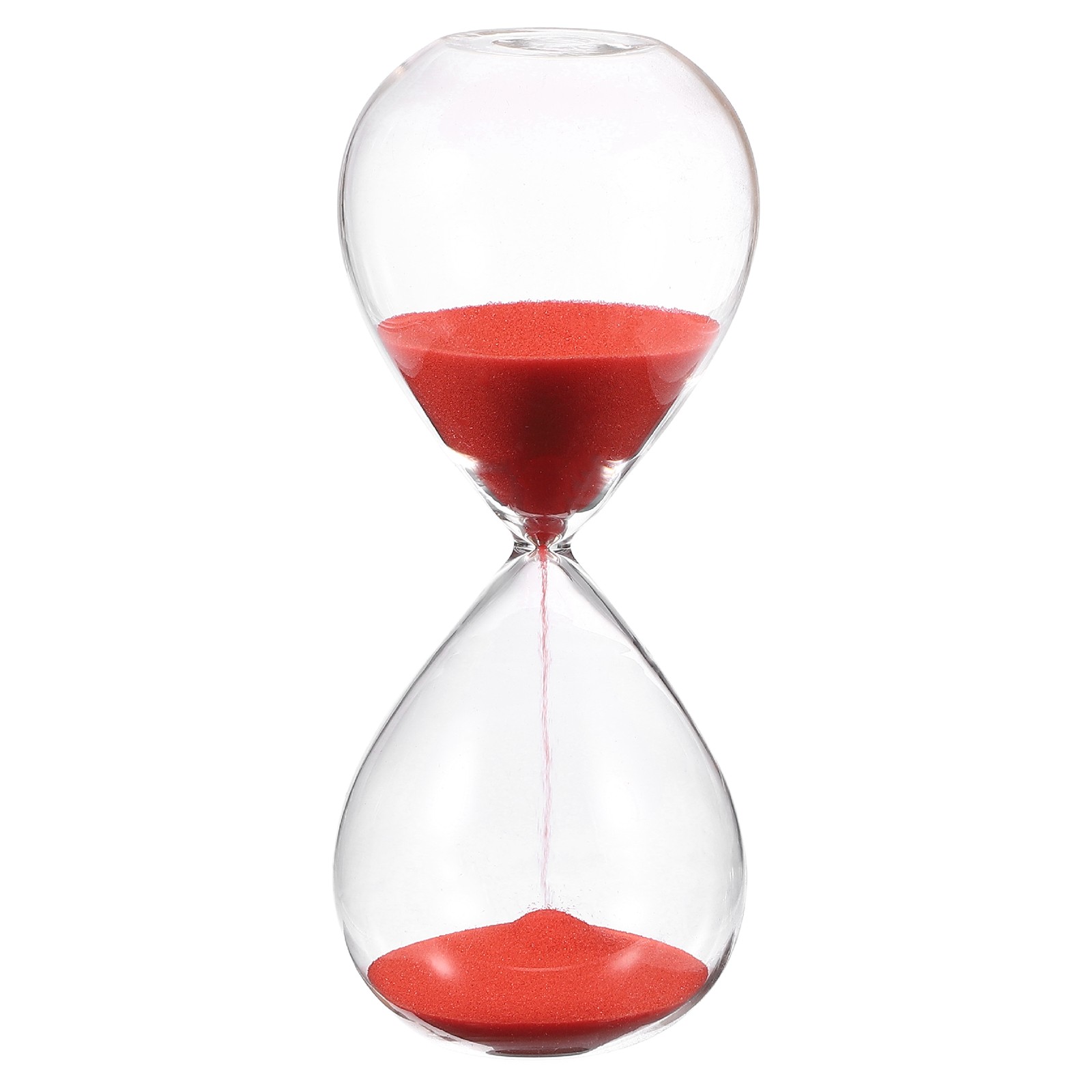 10 Minutes Sand Timer, Watch High Glass Sandglass Timer, Red