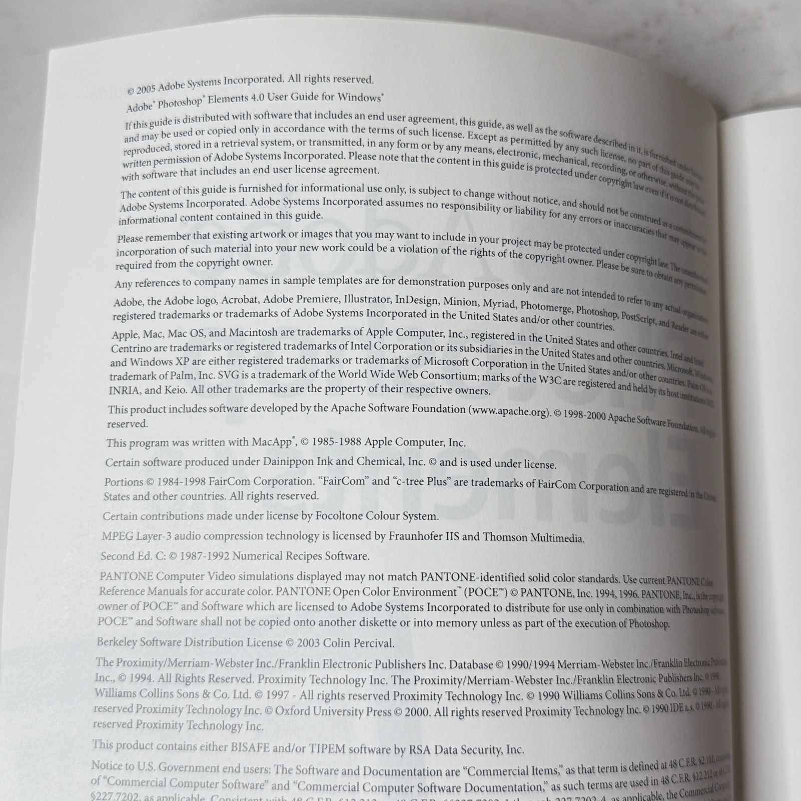 Adobe Photoshop Elements 4.0 User Guide ©2005