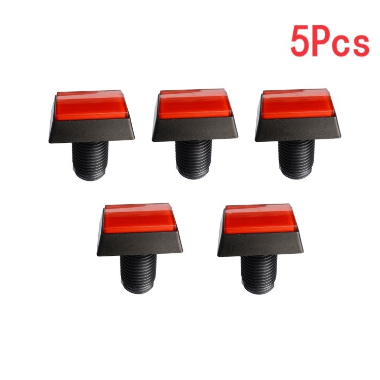 30*50mm Arcade Square Rectangle Buttons LED Push Illumilated W/ Microswitch y