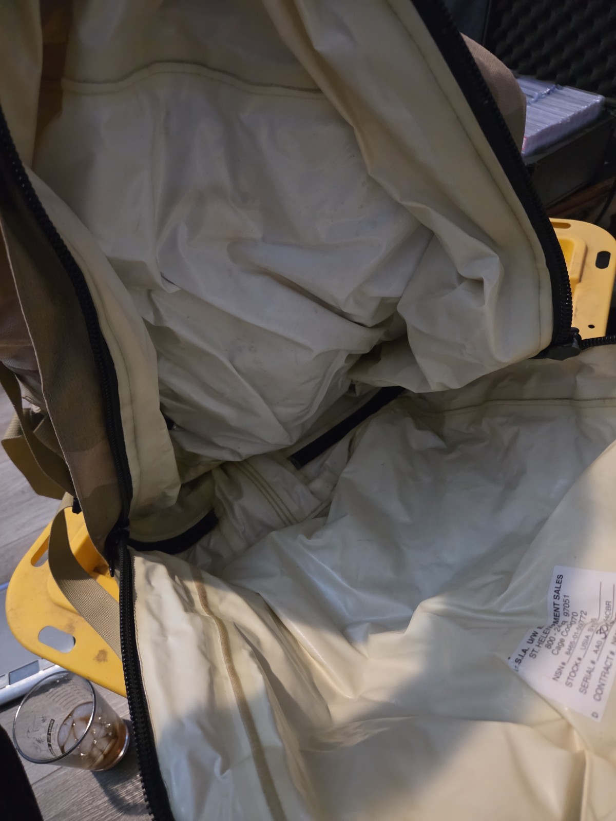 DCU Desert camouflage waterproof backpack USED