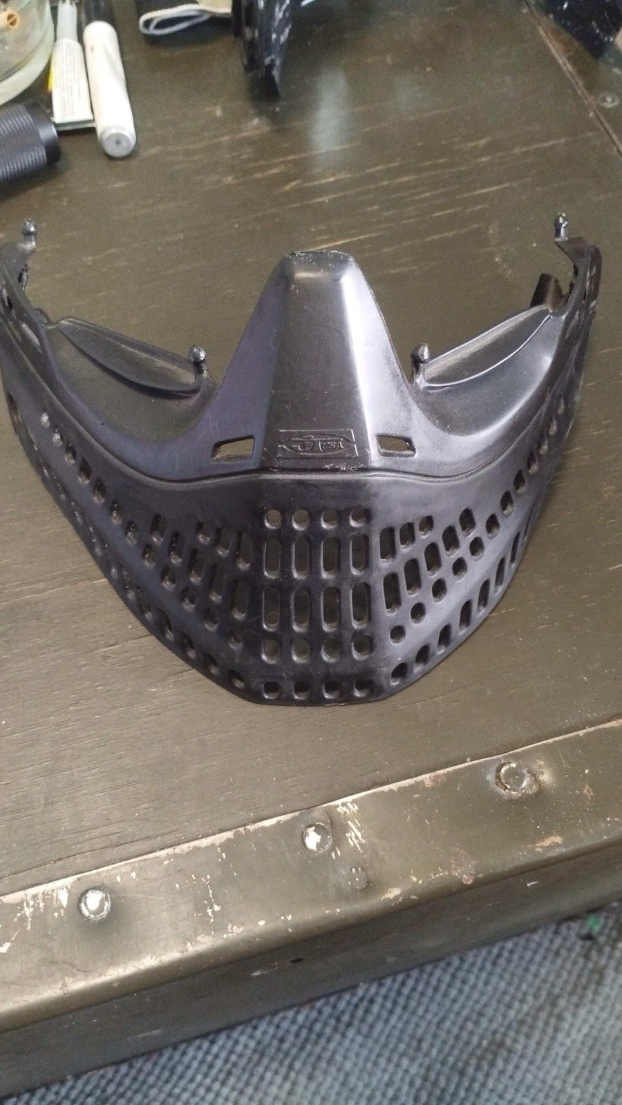 JT Paintball OG Proflex Faceplate Black No Chinstrap